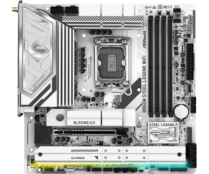 AsRock B860M Steel Legend WiFi (LGA1851) AsRock B860M Steel Legend WiFi (LGA1851)