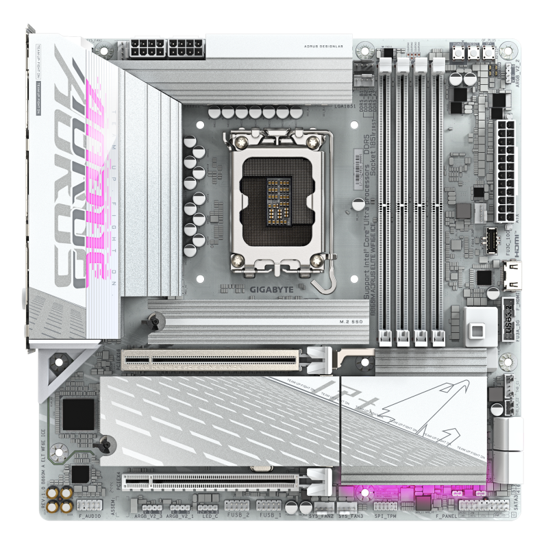 Gigabyte B860M AORUS ELITE WIFI6E ICE (LGA1851)
