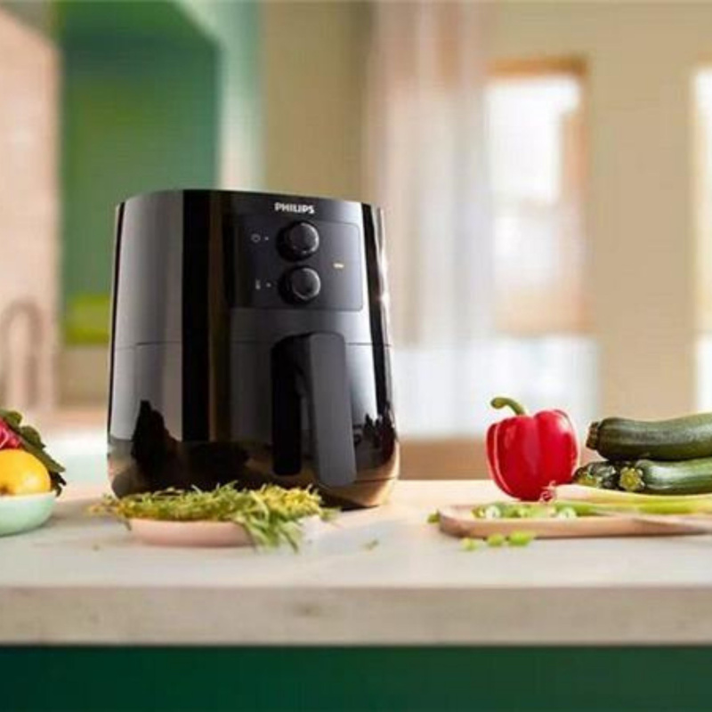 Philips - 空氣炸鍋 4.1公升 健康氣炸鍋 -   高速空氣循環 - 家用氣炸鍋 - 少油 - 無油炸鍋 - 多功能煮食鍋 HD9200/91