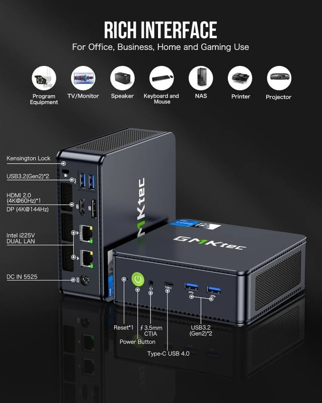 GMKtec NucBox K7 PLUS MINI PC (i7-13620H/16GB/1TB/WIN11 PRO)