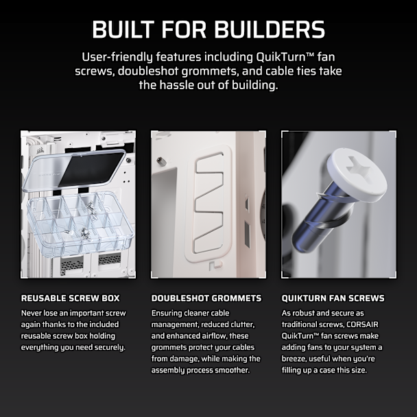 CORSAIR iCUE LINK 5000T LX RGB 中塔型高效能強化玻璃機箱 ( BLACK / WHITE )