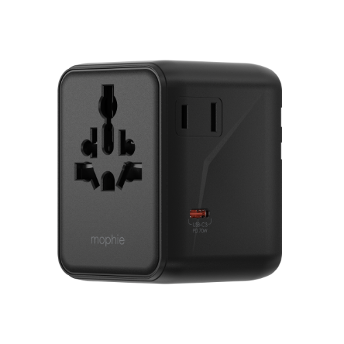 Mophie Essentials 70W Gan 旅行多國萬用插頭