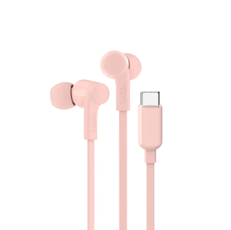 Belkin Soundform 入耳式耳機配備 USB-C 接頭 [4色]
