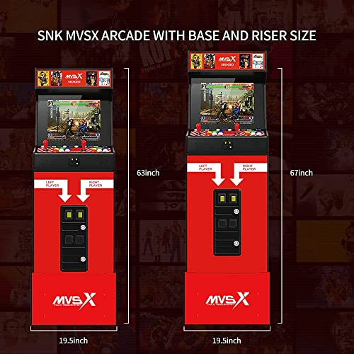 Unico - MVSX Home Arcade DELUXE 正版授權懷舊街機- 配機身底座、加高