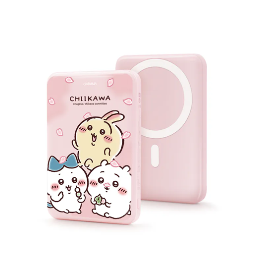 GARMMA x Chiikawa吉伊卡哇系列 磁吸無線行動電源 10000mAh