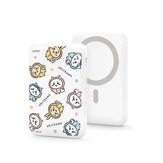GARMMA x Chiikawa吉伊卡哇系列 磁吸無線行動電源 10000mAh