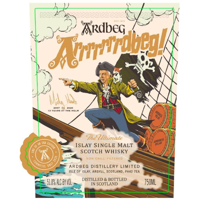 Ardbeg Arrrrrrrdbeg! (Committee Release) Islay Single Malt Whisky 700mL