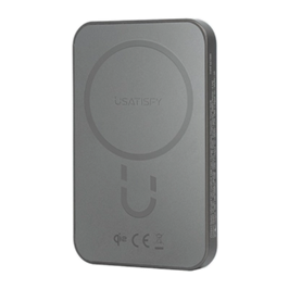 Usatisfy 5000mAh 超薄先鋒Qi2認證快充多設支援磁吸無線行動電源(MagSafe適配) US-001