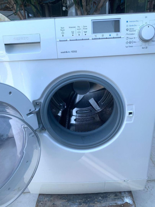 洗衣機 大眼仔10D(西門子)1000轉二合一 可櫃底/嵌入式安裝 100%正常 九成新以上 包送貨安裝 二手電器