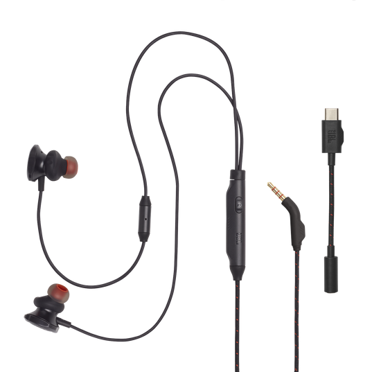 JBL Quantum 50C USB-C 有線入耳式遊戲耳機 [2色]