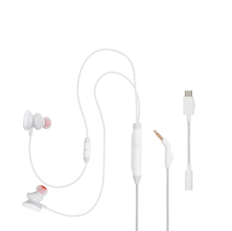 JBL Quantum 50C USB-C 有線入耳式遊戲耳機 [2色]