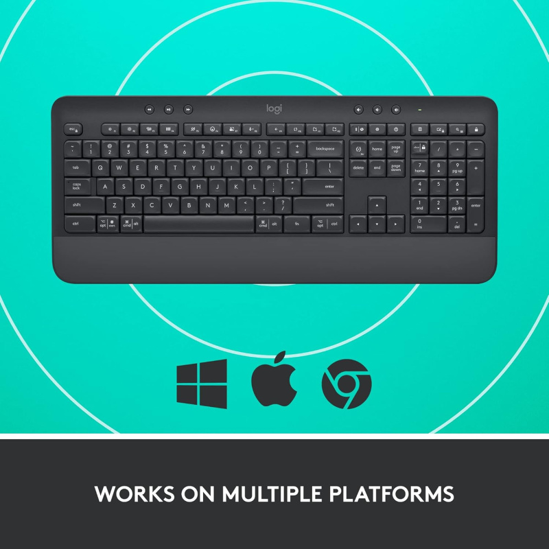 Logitech Signature K650 Bluetooth Wireless Keyboard 無線藍牙鍵盤 香港行貨