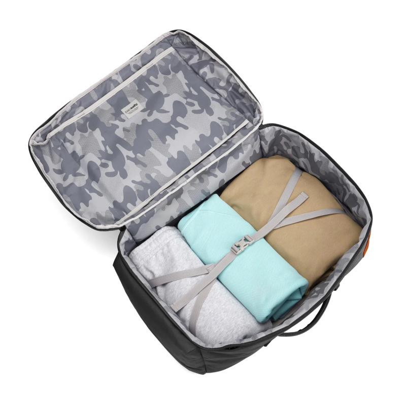 Pacsafe® GO 44L 可登機防盜背囊 黑色