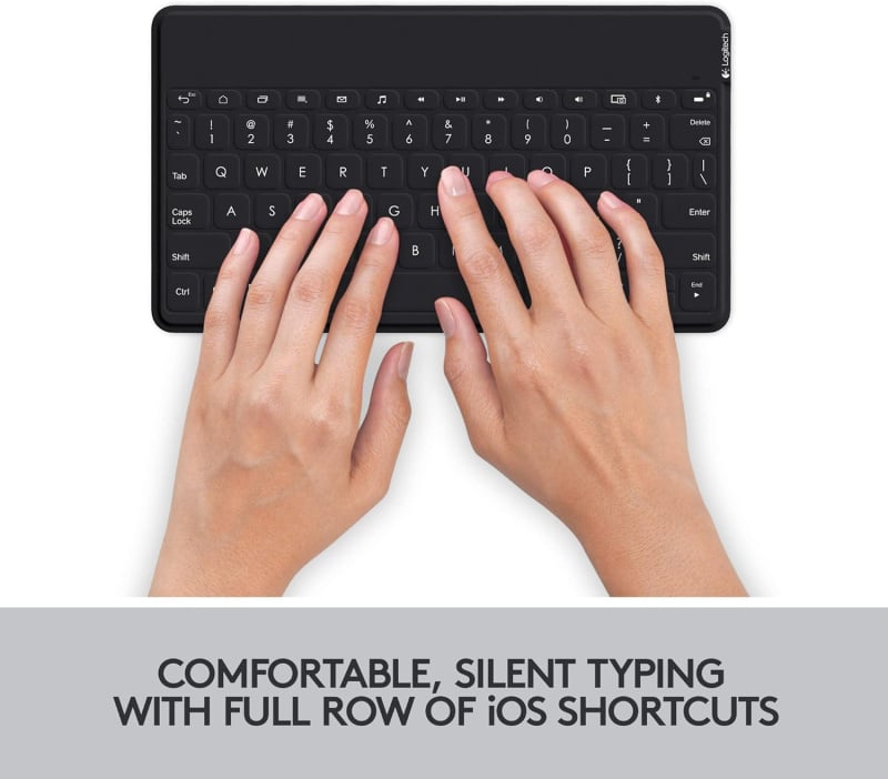 Logitech Keys-To-Go Ultra-Portable Bluetooth Wireless Keyboard for iPad 便攜無線藍牙鍵盤 香港行貨