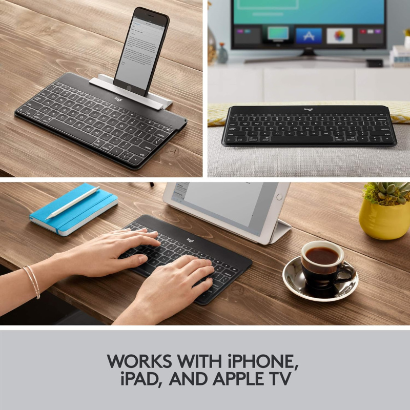 Logitech Keys-To-Go Ultra-Portable Bluetooth Wireless Keyboard for iPad 便攜無線藍牙鍵盤 香港行貨
