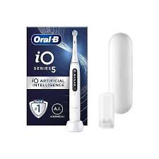 Oral-B IO SERIES 5 IO5 Plus 新一代磁浮充電式電動牙刷 (白色升級版送四支原廠牙刷頭）