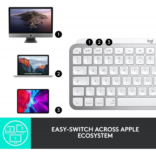 Logitech Mx keys S mini Bluetooth Wireless Keyboard 先進無線藍牙炫光鍵盤 香港行貨
