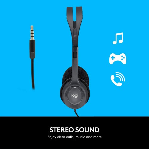 Logitech H111 Stereo Headset 立體聲耳機麥克風 香港行貨