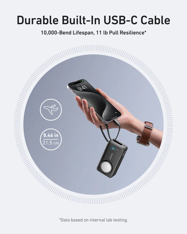 Anker MagGo For Apple Watch 35W 10K磁吸行動電源 10000mAh (A1657)