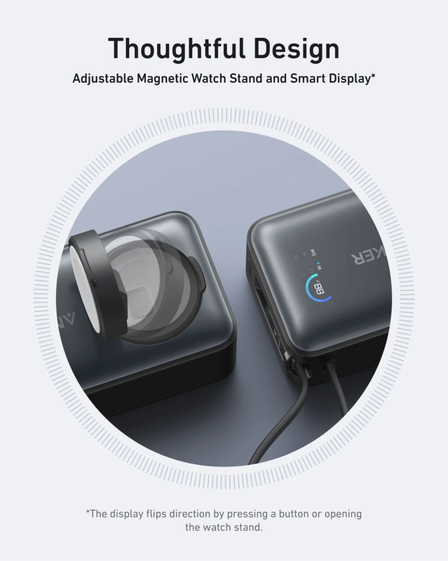 Anker MagGo For Apple Watch 35W 10K磁吸行動電源 10000mAh (A1657)