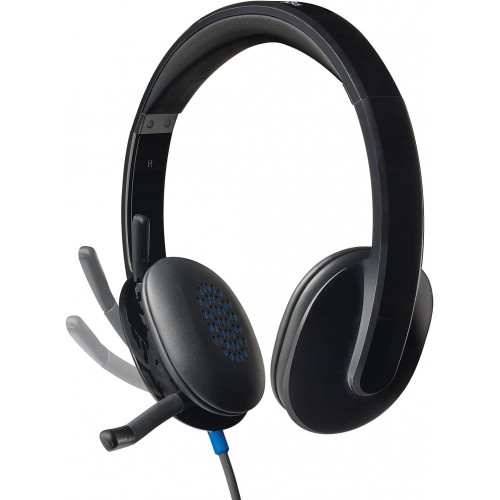 Logitech H540 USB PC Headset with Noise-Cancelling Mic 電腦耳機配備隔噪麥克風 香港行貨
