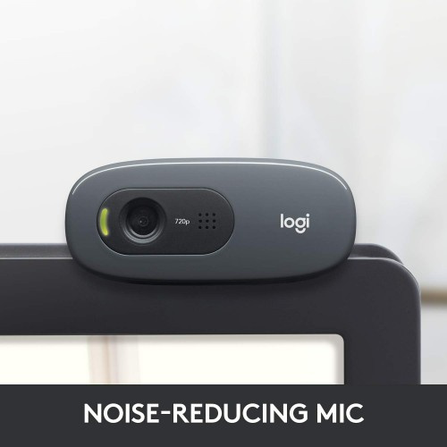Logitech C270 HD Webcam Video with Noise Reducing Mic 配備隔噪麥克風網絡攝影機 香港行貨