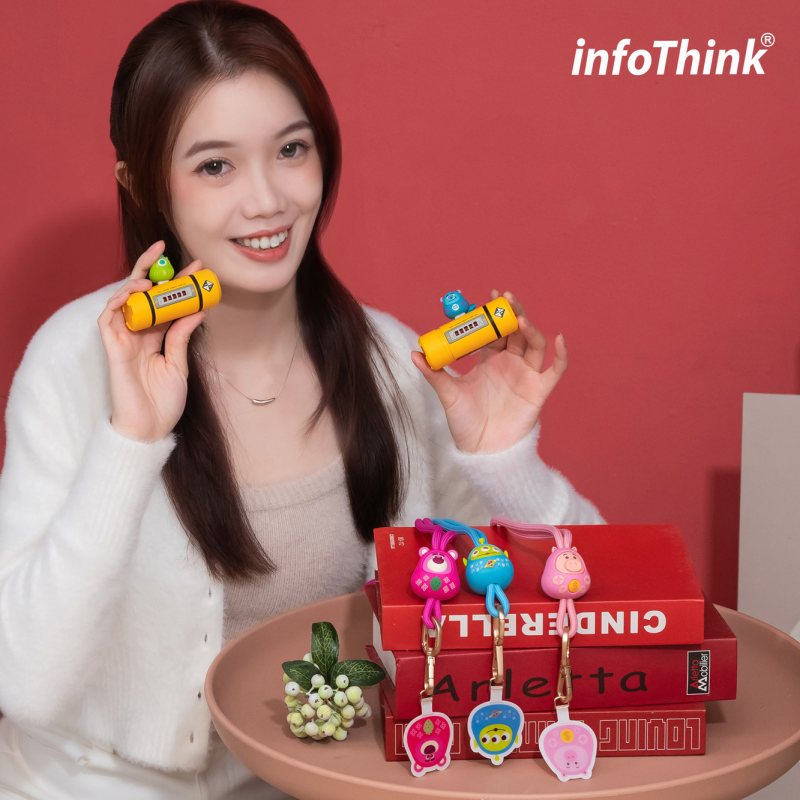 infoThink 大眼/毛怪福神系列智慧快充口袋行動電源 5000mAh (Lightning / Type-C)