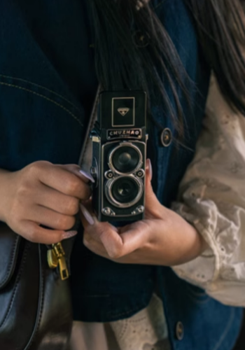 Hedonic 復古造型數碼相機 / &nbsp;Chuzhao 初照 Digital TLR Camera 手動搖桿復古數碼相機 M1