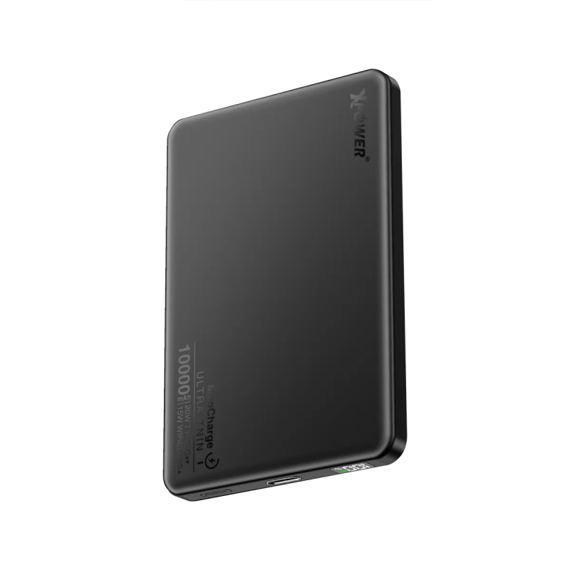 XPOWER - M10K 2合1鋁合金數顯 10000mAh PD3.0+磁吸無線外置充電器