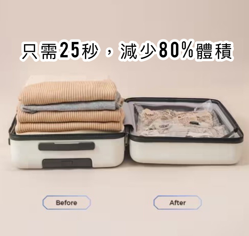 Flextail-Tiny Travel Vacuum Set 旅行收納神器 三合一旅行真空收納壓縮套裝 Flextail-Tiny Travel Vacuum Set 旅行收納神器 三合一旅行真空收納壓縮套裝
