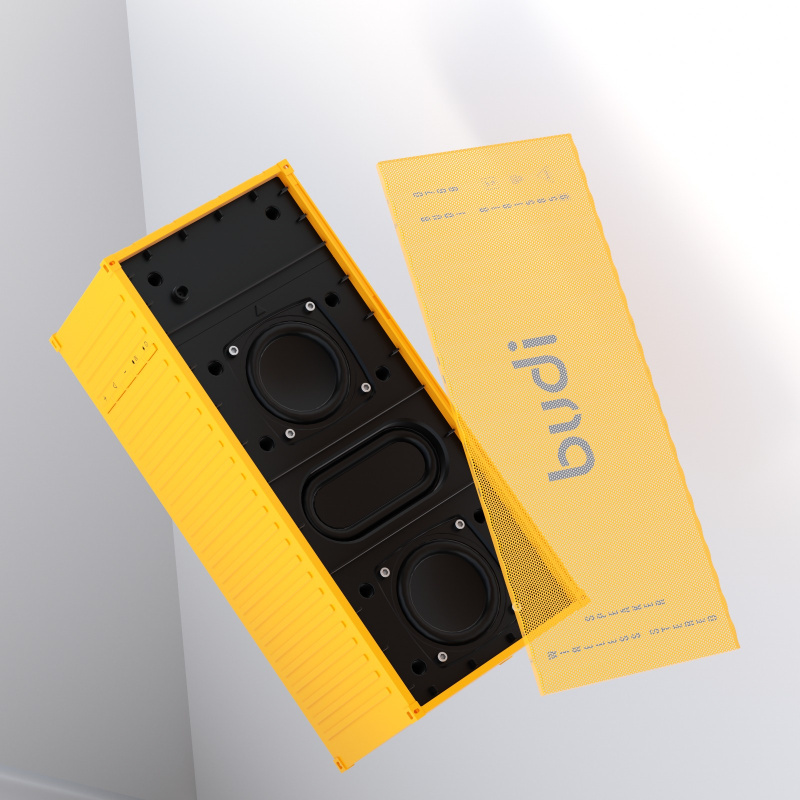 BUDI TWS WIRELESS STERAO SPEAKER 貨櫃造型無線喇叭 SP18Y