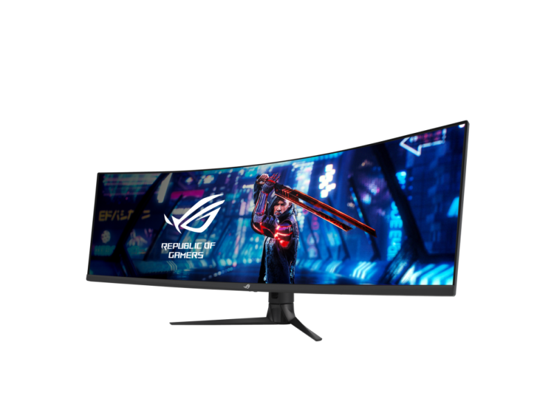 ASUS ROG Strix XG49WCR 超寬螢幕 — 49 吋、Double QHD 32:9 (5120 x 1440)、曲面、165Hz OC (144Hz 以上) ASUS ROG Strix XG49WCR 超寬螢幕 — 49 吋、Double QHD 32:9 (5120 x 1440)、曲面、165Hz OC (144Hz 以上)