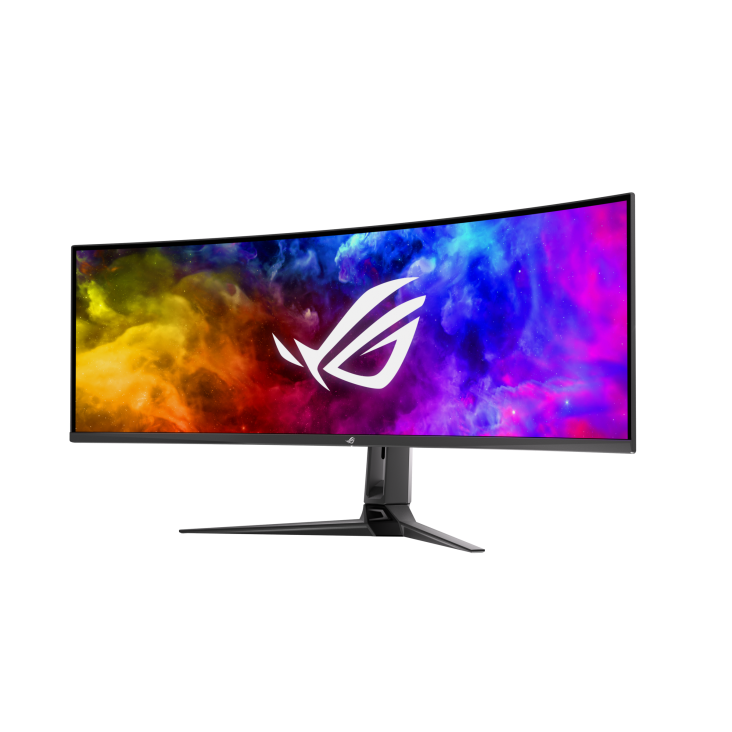 ASUS ROG Swift OLED PG49WCD gaming monitor ― 49-inch (5120x1440) curved QD-OLED panel, 144 Hz