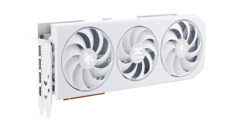 PowerColor Hellhound Spectral White AMD Radeon™ RX 9070 XT 16GB GDDR6 [現金/轉數快優惠 $7599]