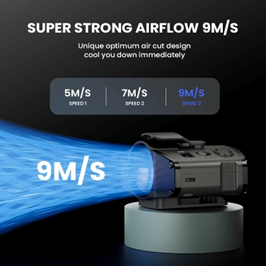 Lemoistar FB4 充電寶強風掛腰風扇 [2色]