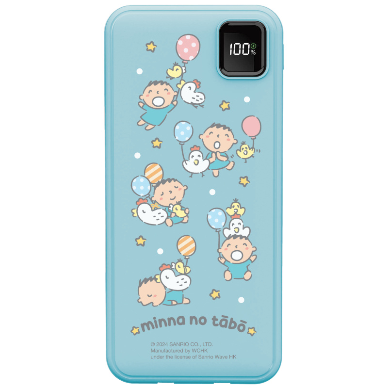 Sanrio Characters 系列 10000mAh PD 3.0 和 QC 3.0 流動充電池 (連嵌入式充電線) Sanrio Characters 系列 10000mAh PD 3.0 和 QC 3.0 流動充電池 (連嵌入式充電線)