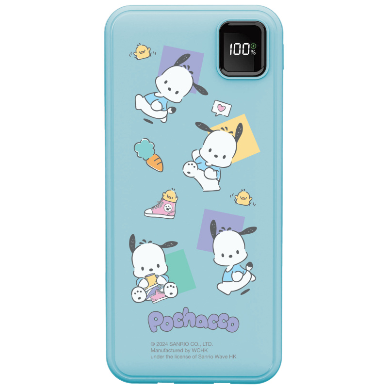 Sanrio Characters 系列 10000mAh PD 3.0 和 QC 3.0 流動充電池 (連嵌入式充電線) Sanrio Characters 系列 10000mAh PD 3.0 和 QC 3.0 流動充電池 (連嵌入式充電線)