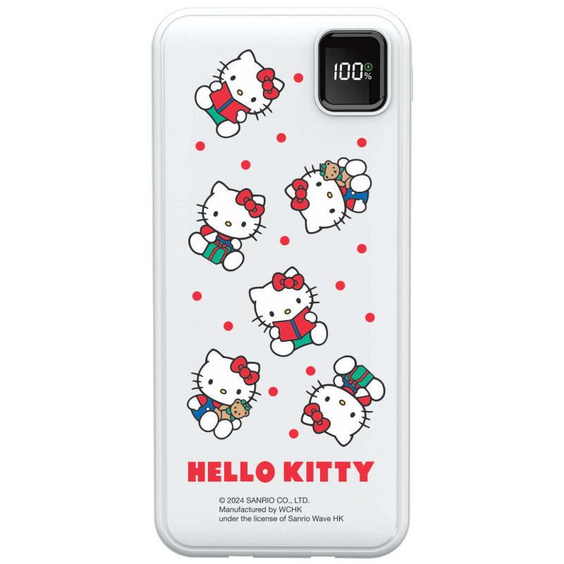 Sanrio Characters 系列 10000mAh PD 3.0 和 QC 3.0 流動充電池 (連嵌入式充電線) Sanrio Characters 系列 10000mAh PD 3.0 和 QC 3.0 流動充電池 (連嵌入式充電線)