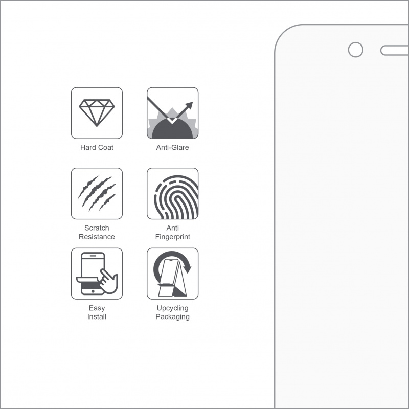 ARMOR  iPhone 11 Pro / X / XS軟性玻璃防眩光螢幕保護貼
