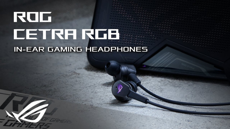 ASUS ROG Cetra RGB 入耳式電競耳機
