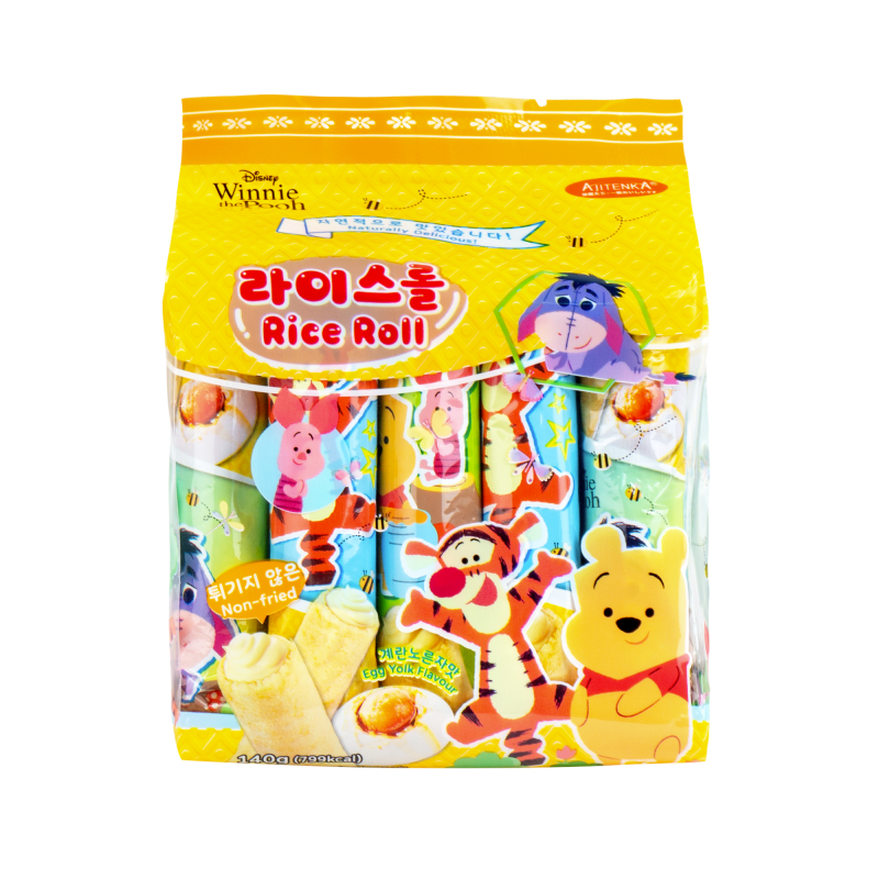 [原箱] FMS80180 迪士尼咸蛋黃味脆脆米果卷 140g*20包/箱