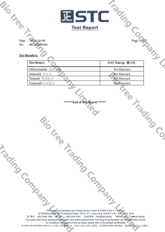 香港 - Bio Tree - (2包) KING KONG - Stand UP 薄荷味男士增硬延時即溶含片 2日裝(4片)