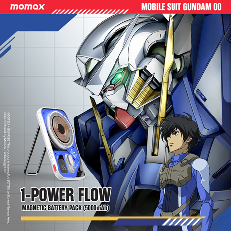 MOMAX x 機動戰士高達 1-Power Flow 5000mAh 磁吸流動電源 IP126