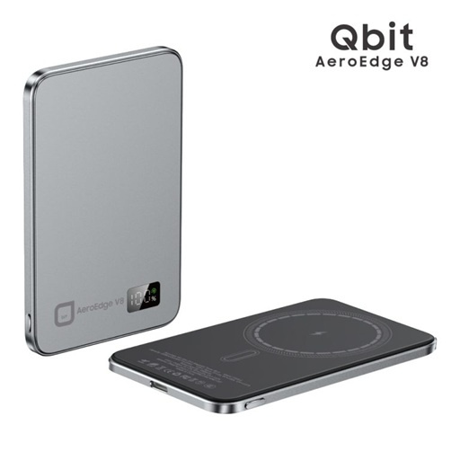 Qbit AeroEdge V8 5000mAh 超薄磁吸無線行動電源 PEV8-5