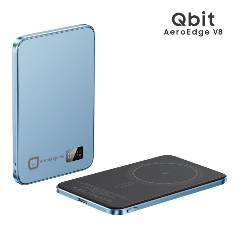 Qbit AeroEdge V8 5000mAh 超薄磁吸無線行動電源 PEV8-5