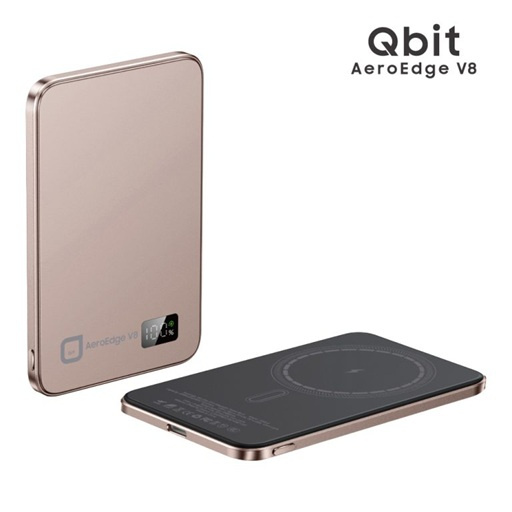 Qbit AeroEdge V8 5000mAh 超薄磁吸無線行動電源 PEV8-5