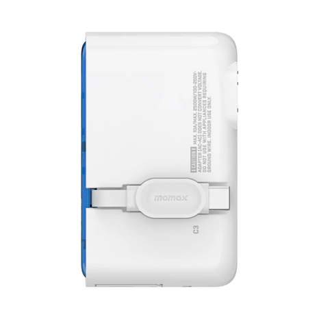 MOMAX x 機動戰士高達 1-World+ Flow 35W 伸縮充電線旅行插座 (70厘米) UA21