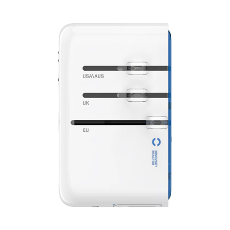 MOMAX x 機動戰士高達 1-World+ Flow 35W 伸縮充電線旅行插座 (70厘米) UA21