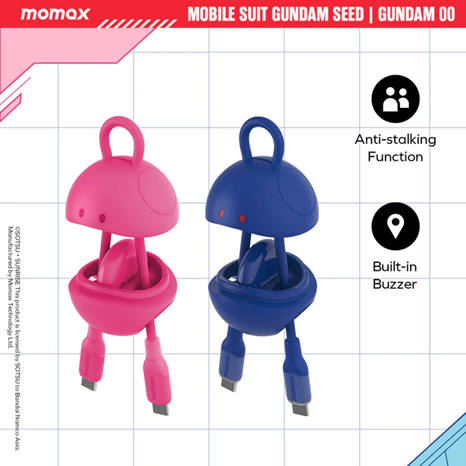 MOMAX x 機動戰士高達 PIN POP Find My全球定位器連0.2m USB-C線 BR7