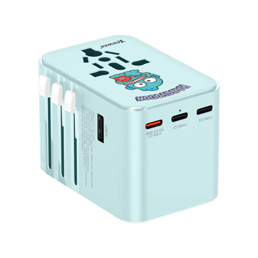XPower x Sanrio / 罐頭豬LuLu TA45B 45W 6輸出 PD3.0/PPS旅行充電器